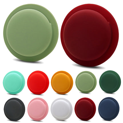 Protection Cover Sleeve Anti-scratch Anti-lost Silicone Protective Case For AirTag(Wine Red)-garmade.com