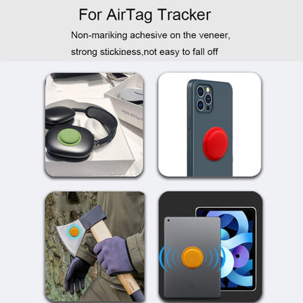Protection Cover Sleeve Anti-scratch Anti-lost Silicone Protective Case For AirTag(Navy Blue)-garmade.com