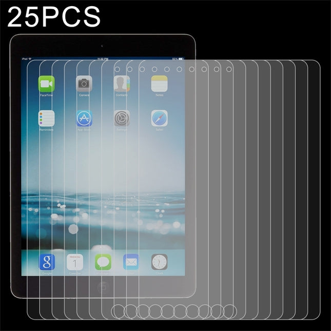25 PCS 9H 2.5D Explosion-proof Tempered Glass Film For iPad 9.7 2018 / 2017 / Pro 9.7 / Air 2 / Air-garmade.com
