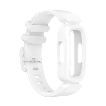 For Fitbit Inspire 2 Silicone Replacement Strap Watchband(White)-garmade.com