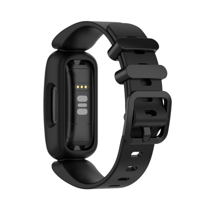 For Fitbit Inspire 2 Silicone Replacement Strap Watchband(Black)-garmade.com