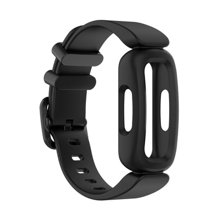 For Fitbit Inspire 2 Silicone Replacement Strap Watchband(Black)-garmade.com