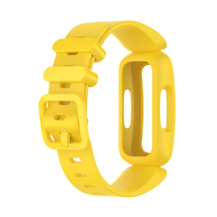 For Fitbit Inspire 2 Silicone Replacement Strap Watchband(Yellow)-garmade.com