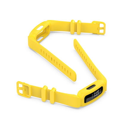 For Fitbit Inspire 2 Silicone Replacement Strap Watchband(Yellow)-garmade.com