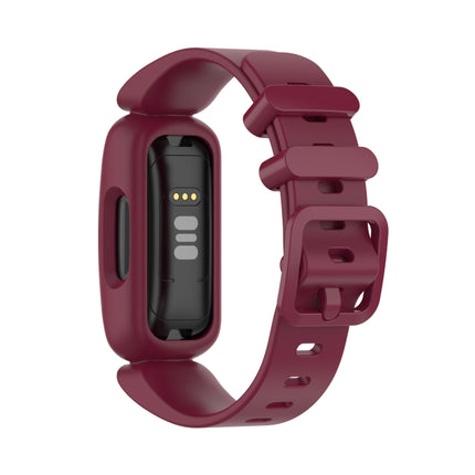 For Fitbit Inspire 2 Silicone Replacement Strap Watchband(Wine Red)-garmade.com