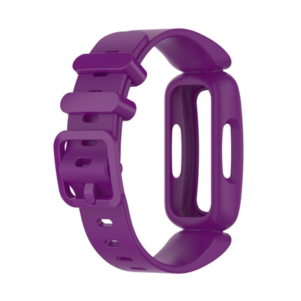 For Fitbit Inspire 2 Silicone Replacement Strap Watchband(Purple)-garmade.com