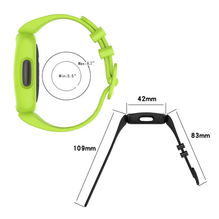 For Fitbit Inspire 2 Silicone Replacement Strap Watchband(White)-garmade.com