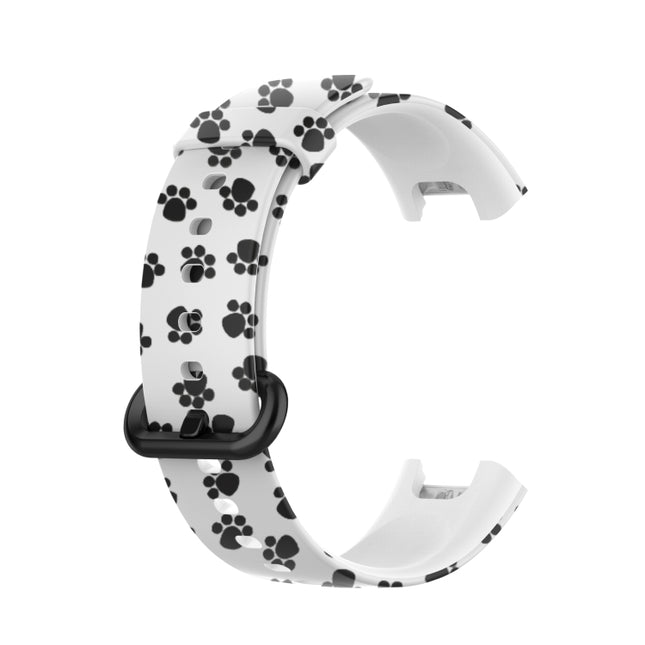 For Xiaomi Mi Watch Lite / Redmi Watch Silicone Printing Replacement Watchband(Footprint)-garmade.com