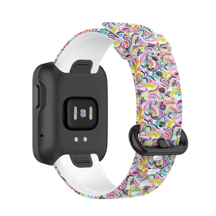 For Xiaomi Mi Watch Lite / Redmi Watch Silicone Printing Replacement Watchband(Facial Makeup)-garmade.com