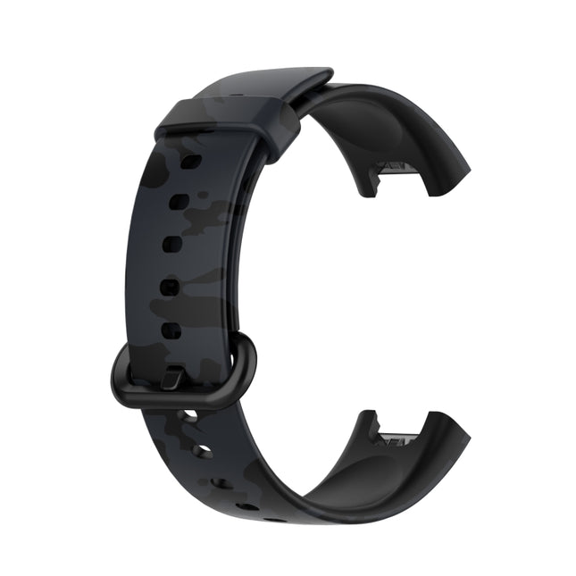 For Xiaomi Mi Watch Lite / Redmi Watch Silicone Printing Replacement Watchband(Camouflage Grey)-garmade.com