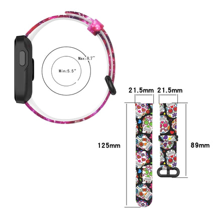 For Xiaomi Mi Watch Lite / Redmi Watch Silicone Printing Replacement Watchband(Painted)-garmade.com