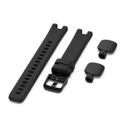 For Garmin Lily Silicone Replacement Strap Watchband with Dismantling Tools(Black)-garmade.com