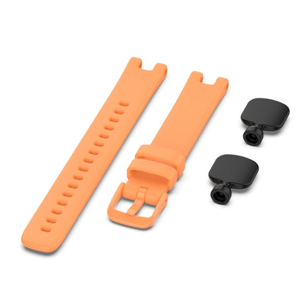 For Garmin Lily Silicone Replacement Strap Watchband with Dismantling Tools(Orange)-garmade.com