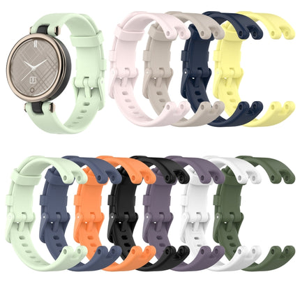 For Garmin Lily Silicone Replacement Strap Watchband with Dismantling Tools(Grey)-garmade.com