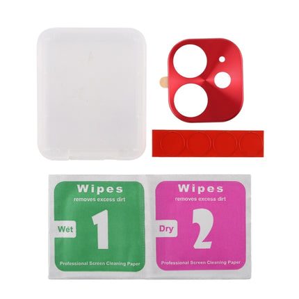 For iPhone 11 Rear Camera Lens Protective Film Small White Box(Red)-garmade.com