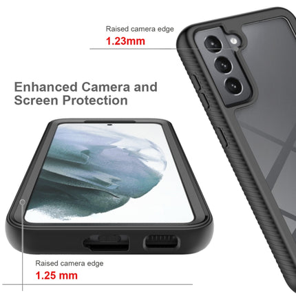 For Samsung Galaxy S21 5G Starry Sky Full Body Hybrid Shockproof Phone Case(Black)-garmade.com