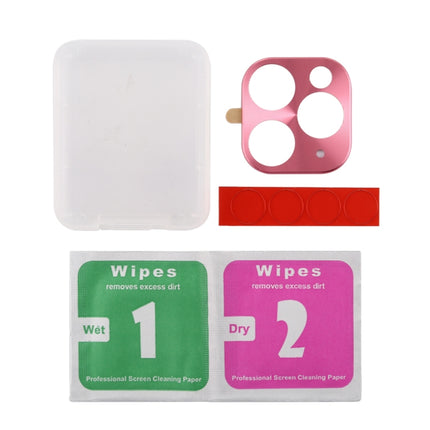 For iPhone 11 Pro Rear Camera Lens Protective Lens Film Small White Box(Pink)-garmade.com