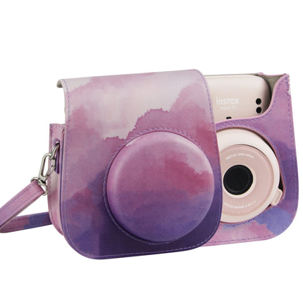 Painted Series Camera Bag with Shoulder Strap for Fujifilm Instax mini 11(Fantasy Cloud)-garmade.com