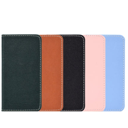 For Galaxy Note 10 Solid Color Magnetic Horizontal Flip Leather Case with Card Slot & Holder(Black)-garmade.com