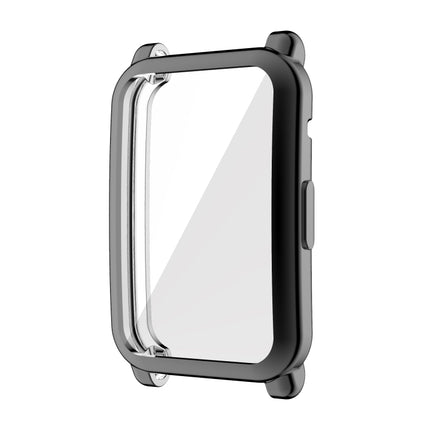 For Honor Watch ES Full Coverage TPU Electroplating Protective Case(Black)-garmade.com