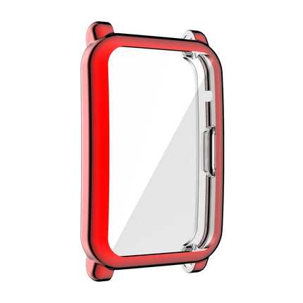 For Honor Watch ES Full Coverage TPU Electroplating Protective Case(Red)-garmade.com