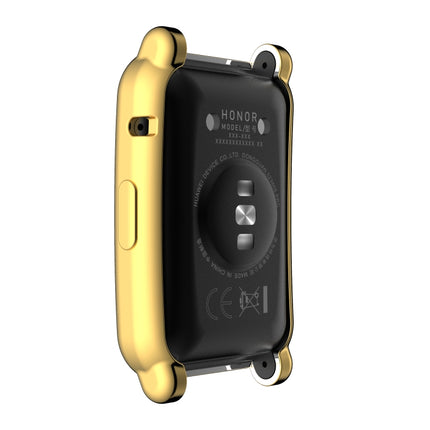 For Honor Watch ES Full Coverage TPU Electroplating Protective Case(Gold)-garmade.com
