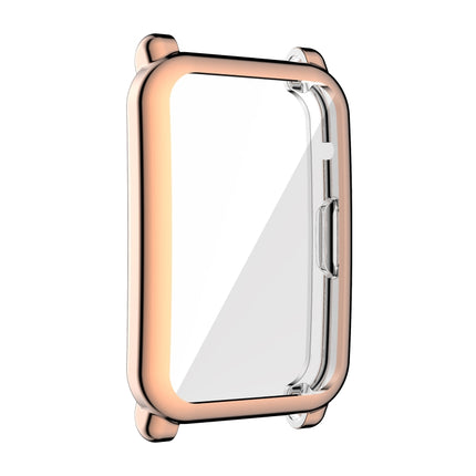 For Honor Watch ES Full Coverage TPU Electroplating Protective Case(Rose Gold)-garmade.com