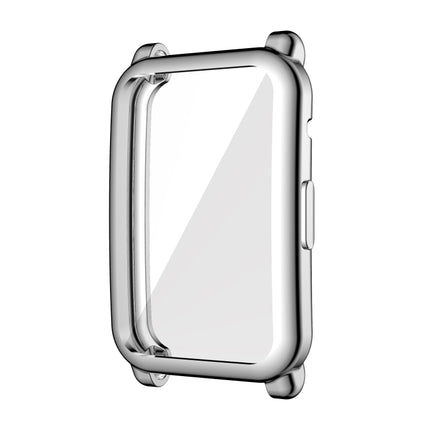 For Honor Watch ES Full Coverage TPU Electroplating Protective Case(Silver)-garmade.com