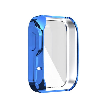 For Xiaomi Mi Watch Lite / Redmi Watch Full Coverage TPU Electroplating Protective Case(Blue)-garmade.com