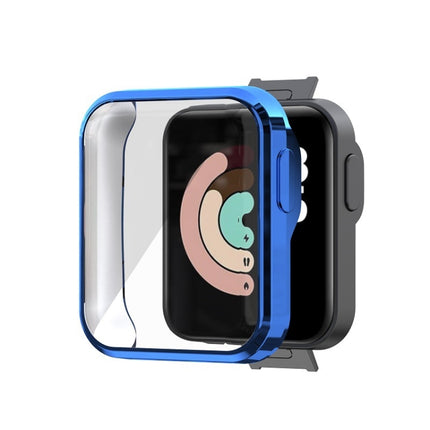 For Xiaomi Mi Watch Lite / Redmi Watch Full Coverage TPU Electroplating Protective Case(Blue)-garmade.com