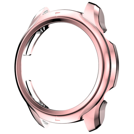 For TicWatch Pro 3 TPU Electroplating Frame Protective Case(Pink)-garmade.com