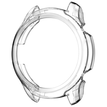 For TicWatch Pro 3 TPU Electroplating Frame Protective Case(Transparent)-garmade.com