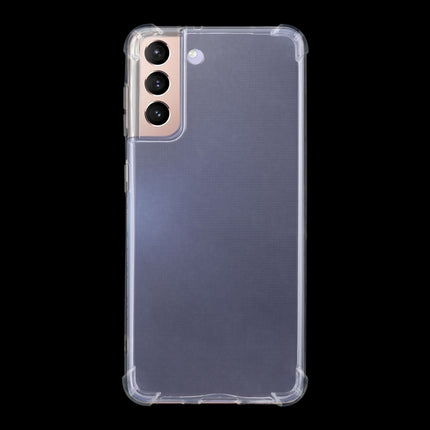 For Samsung Galaxy S21+ 5G Four-Corner Shockproof Ultra-thin TPU Case(Transparent)-garmade.com