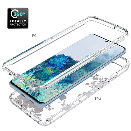 For Samsung Galaxy S20+ 2 in 1 High Transparent Painted Shockproof PC + TPU Protective Case(Rose)-garmade.com