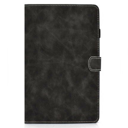 For Samsung Galaxy Tab A7 Lite T220 Cowhide Texture Horizontal Flip Leather Case with Holder & Card Slots & Pen Slot(Grey)-garmade.com