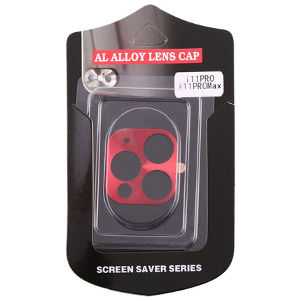 For iPhone 11 Pro Rear Camera Lens Protective Lens Film Cardboard Style(Red)-garmade.com
