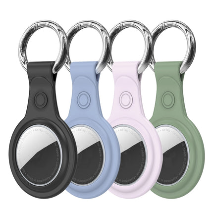 DUX DUCIS 4 PCS / Sets Frosted TPU Protective Case with Key Ring for AirTag-garmade.com