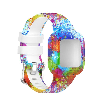 For Garmin Vivofit JR3 Silicone Printing Replacement Watchband(Painted)-garmade.com