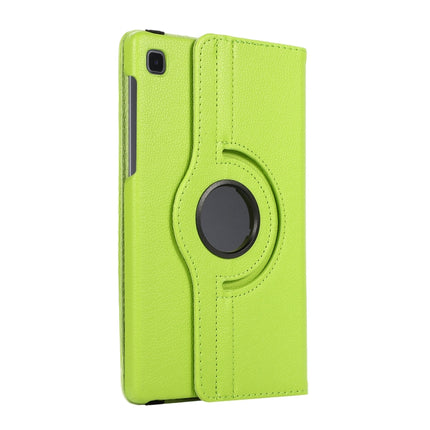 For Samsung Galaxy A7 Lite T220 360 Degree Rotation Litchi Texture Flip Leather Case with Holder(Green)-garmade.com