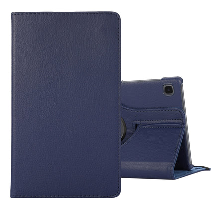 For Samsung Galaxy A7 Lite T220 360 Degree Rotation Litchi Texture Flip Leather Case with Holder(Blue)-garmade.com