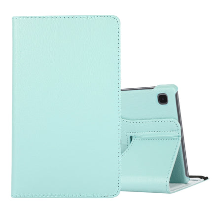 For Samsung Galaxy A7 Lite T220 360 Degree Rotation Litchi Texture Flip Leather Case with Holder(Sky Blue)-garmade.com