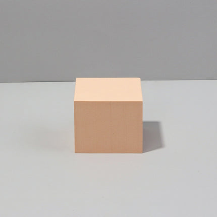 7 x 7 x 6cm Cuboid Geometric Cube Solid Color Photography Photo Background Table Shooting Foam Props(Flesh Color)-garmade.com