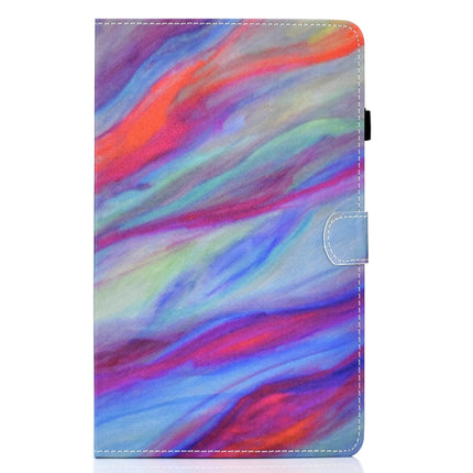 For iPad 10.2 2021 / 2020 / 2019 Colored Drawing Horizontal Flip Leather Case with Holder & Card Slots & Pen Slot & Sleep / Wake-up Function(Colorful Marble)-garmade.com