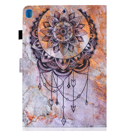 For iPad 10.2 2021 / 2020 / 2019 Colored Drawing Horizontal Flip Leather Case with Holder & Card Slots & Pen Slot & Sleep / Wake-up Function(Dreamcatcher)-garmade.com