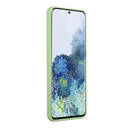 For Samsung Galaxy S20 Card Slot Design Shockproof TPU Protective Case(Green)-garmade.com