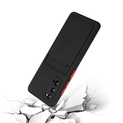 For Samsung Galaxy S20 Card Slot Design Shockproof TPU Protective Case(Black)-garmade.com