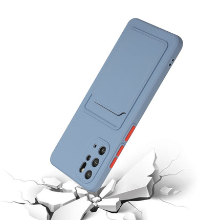For Samsung Galaxy S20+ Card Slot Design Shockproof TPU Protective Case(Gray)-garmade.com