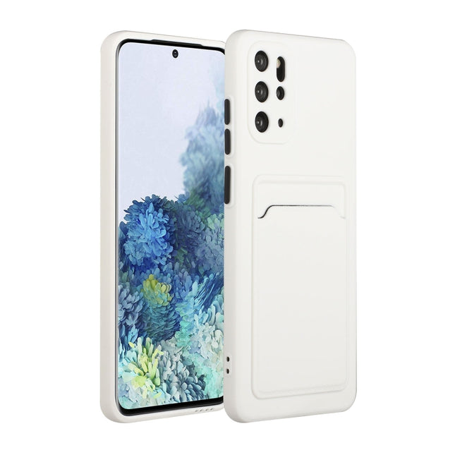 For Samsung Galaxy S20+ Card Slot Design Shockproof TPU Protective Case(White)-garmade.com