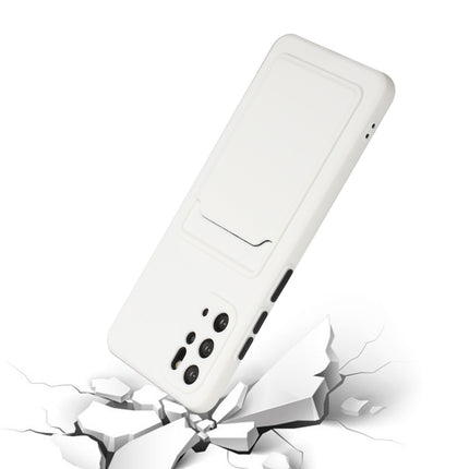 For Samsung Galaxy S20+ Card Slot Design Shockproof TPU Protective Case(White)-garmade.com