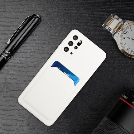 For Samsung Galaxy S20+ Card Slot Design Shockproof TPU Protective Case(White)-garmade.com